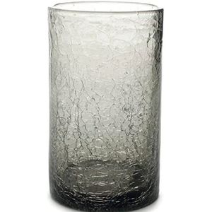 »Crackle« drinkglas, inhoud: 0,4 liter, grijs, 4 stuks