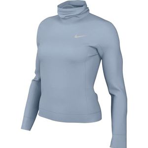 Nike Dames Top W Nk Swift Elemnt Tf Ttlnk, Lt Armory Blue/Reflective Silv, FB5306-440, XS