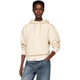 Tommy Hilfiger - Reg Flag on Chest - Damestrui met Capuchon - Beige
