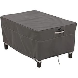 Classic Accessories Ravenna Garden Afdekking voor rechthoekige tuinkrukken en bijzettafels, donker taupe/grijs/espresso (81 cm, klein)