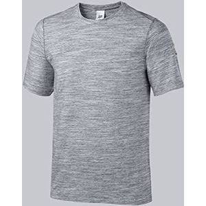 BP 1714-235-21-3XL uniseks T-shirts, space-dye-stof, 1/2 mouwen, ronde hals, 170,00 g/m² stofmix met stretch, ruimte-wit, 3XL