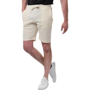 HopenLife FOXEL Herenshorts, effen, piqué, ecru, S, ECRU, S
