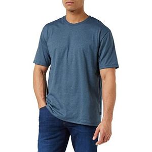 Trigema T-Shirt Deluxe Katoen, Jeans Melange, 5XL