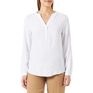Seidensticker Dames regular fit lange mouwen blouse, wit, 44, wit, 44