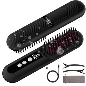 CARER - SPARK - Mini Haarborstel - Draagbaar - 80 Minuten Werktijd - 9 Temperatuurinstellingen