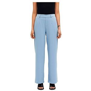 Object - Objlisa Wide Pant Noos - Broek - Serenity - Gerecycled Polyester