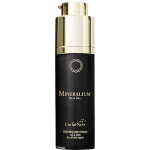 Mineralium - Verstevigende Oogcontourcrème met Kaviaarextract - Voedt, Hydrateert en Beschermt - Vitamines C en E, Cafeïne, Mineralen uit de Dode Zee - 30ml