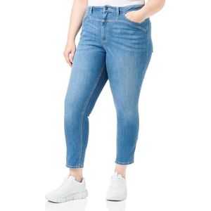 Q/S by s.Oliver Dames Jeans-slang 7/8, blauw, 44, Blauw, 70