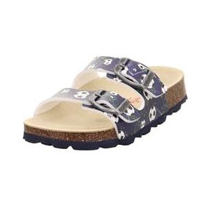 Superfit Jungen FUSSBETTPANTOFFEL Hausschuhe, BLAU/MEHRFARBIG 8110