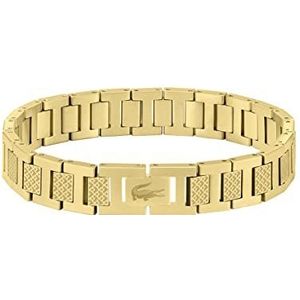 Armband - Goudkleurig - Roestvrij Staal - Geïoniseerde Schakel met Krokodil