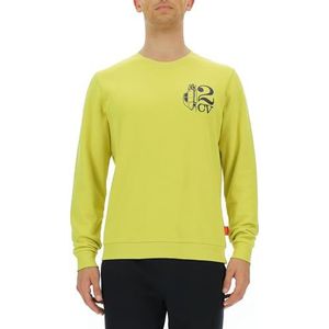 CITROËN O102944-I002 T-shirt Ronde Hals 2CV&Car Shape Print Klein C23W Longshirt Heren Celery Maat XL