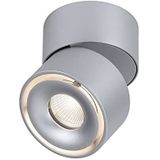 Paulmann 93375 LED inbouwlamp plafondlamp Spircle 78mm incl. 1x8,0 W warmwit chroom mat opbouwlamp aluminium plafondlamp 3000 K