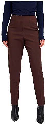 Vero Moda - Vmsandy HR Tapered Pant Noos - Broek - Coffee Bean