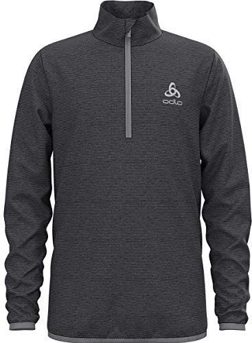 Odlo - Roy Stripe Mid Layer - Uniseks Kindershirt - Met Lange Mouwen - Ritssluiting