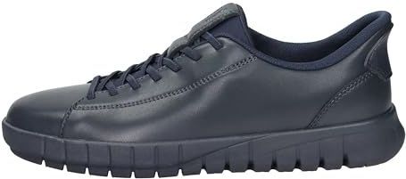 Geox - Flextride Plus - Slip-in Sneakers - Blauw - Leer