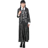 Rubie's 1000159L000 Wednesday Womens School Uniform Addams Volwassen Fancy Dress, Zwart, UK 16-18