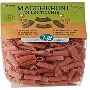 Terrasana Maccheroni Di Lentic 100% Rode Linzen, 250 g, 1 Units