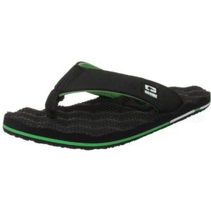 Globe Uniseks volwassenen bumps teenslippers, Zwart Black Monster Green 10763, 48 EU