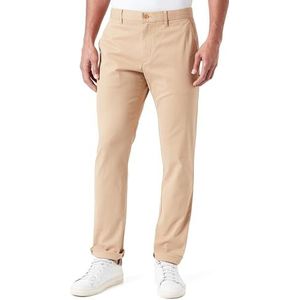 Tommy Hilfiger Geweven broek voor heren, Klassieke Khaki, 40W x 28L