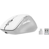 Speedlink - Libera Silent Mouse - Bluetooth-muis - Wit - Oplaadbare Batterij - Ergonomisch