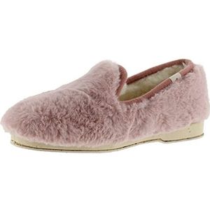 Victoria Wamba Confortable Soft Fur Slippers & Sheepskin Interior & Matching Trim 2020105 for Women NUDE 36
