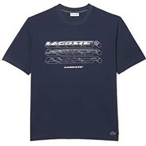 Lacoste TH5529 T-Shirt & Turtle Neck Shirt, Blue Night, L Men's, Blauwe Nacht, L