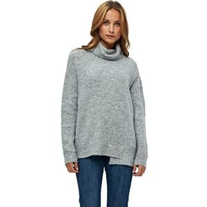 Desires Dames Daliah Knit Rollneck, Grijs Melange, S, Grijs Melange, S