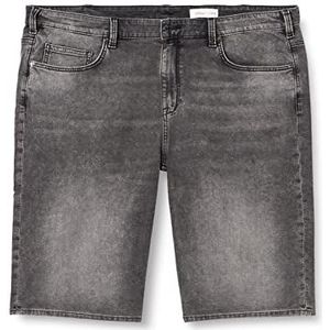 s.Oliver Big Size Heren jeansbroek, kort, grijs/zwart, 46, grijs/zwart, 46