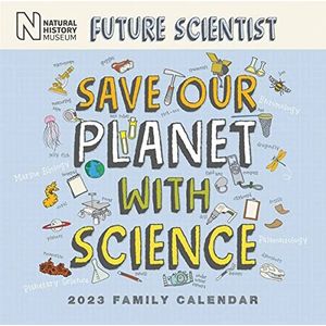 2023 Natuurhistorisch Museum Toekomstige Wetenschapper Square Familiekalender (C23034)