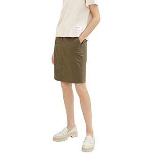TOM TAILOR Chino rok met koord voor dames, 11848 - Jungle Soil Groen, 32