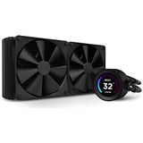 NZXT Kraken Elite 280 - AIO CPU Liquid Cooler - 280mm - 6 cm LCD-display - 2 F140P Ventilatoren