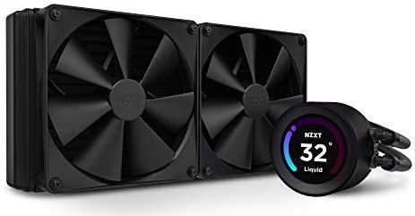 NZXT Kraken Elite 280 - AIO CPU Liquid Cooler - 280mm - 6 cm LCD-display - 2 F140P Ventilatoren