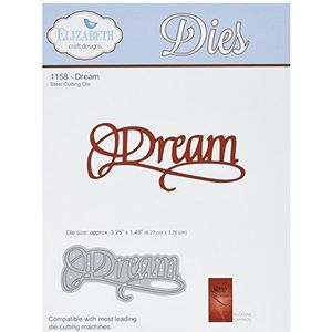 Elizabeth Craft Designs ""Dream"" sterven, metaal, grijs