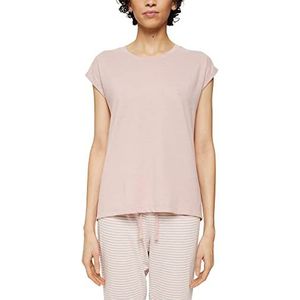 ESPRIT Dagelijks Cotton Nw Ocs Shirt Sslv Pyjamashirt voor dames, Oud Roze 2, 38 NL