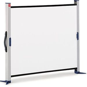 Nobo Ultra Draagbaar Pop-Up Projectiescherm, Geschikt Voor Mobiele Presentaties, Inclusief Mini Standaard & Lichtgewicht Aluminium Koffer, Helderwit, Mat Schermoppervlak - 1000 x 750mm, 1901954