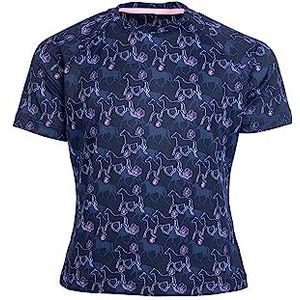 HKM Bria Shirt met korte mouwen voor meisjes Donkerblauw 146