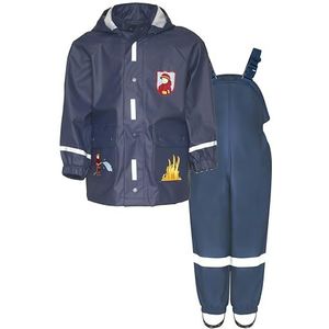 Playshoes Tweedelig regenpak, modderpak, waterdicht, Brandweer, 80