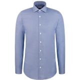 Seidensticker Regular fit business overhemd met lange mouwen, blauw, maat 44, Blauw, 40 NL