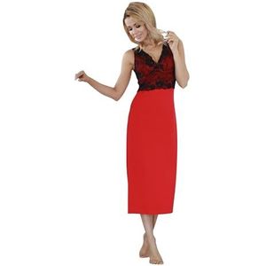 Kalimo Women's halka panay-red-2XL Nightgown, rood, XXL, rood, XXL