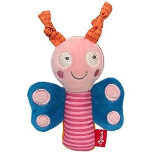 SIGIKID 42602 grijpende vlinder met spiegel Red Stars meisjes babyspeelgoed aanbevolen vanaf 3 maanden roze/blauw