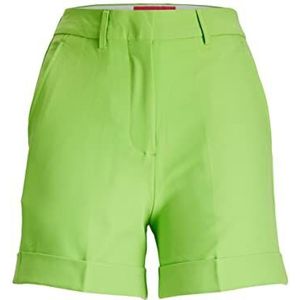 Jack & Jones JXMARY REG HW PNT NOOS Shorts voor dames, groen flash, XS, green flash, XS