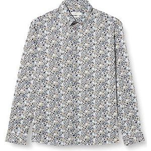 bugatti Heren 9350-38507 overhemd met button-down-kraag, blauwgrijs, standaard, blauwgrijs, 4XL