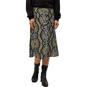 Minus Alyx Skirt, Misty Blue Snake Print, 36