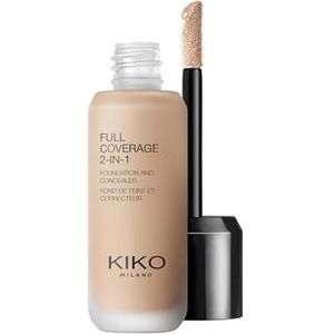 KIKO Milano Full Coverage 2-In-1 Foundation & Concealer 47 - NG60, 2 In 1 Foundation En Concealer, Hoge Dekking