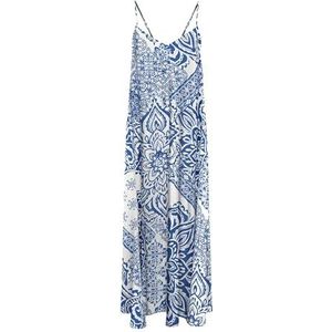 Onlnova Life Vis Roxy Long Dress AOP, Mazarine Blue, M