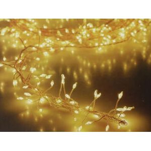 Koopman International b.v. Clusterlichtketting, 100 LED-kerstverlichting, kerstslinger, winterverlichting, wit