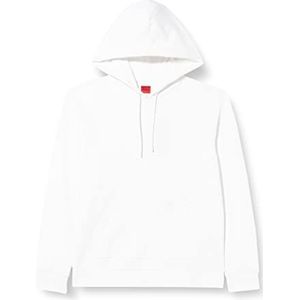 HUGO Women's Dasara_2 Sweatshirt, White100, Regular fit