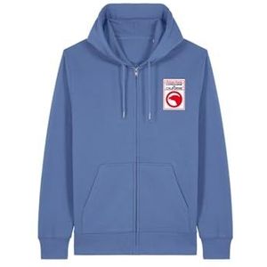 COMPAGNIE DE CALIFORNIE Sweatshirt met ritssluiting voor kinderen, 6 jaar, hemelsblauw, Blauw, 6 Jaar