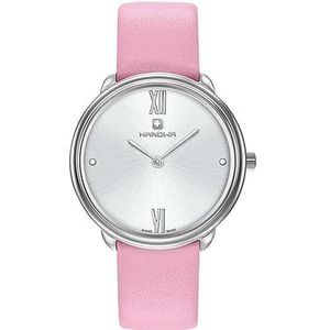 Wristwatch analoog mid-30684, Roze, Strepen