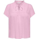 JDY - JDYLIMA - Top - V-Hals - Korte Mouwen - Loose Fit - Strik Detail